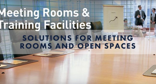 meeting rooms and open spaces